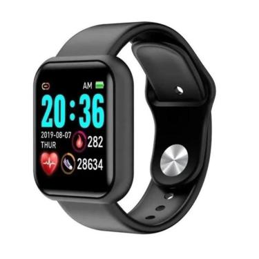 Imagem de Smartwatch Relógio Inteligente Smartband D20 Bluetooth 4.0 Y68 Coloca Foto na Tela Unissex-Unissex