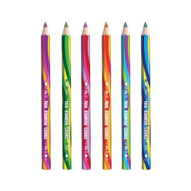Imagem de Lápis de Cor Multicolorido Jumbo Tris - Rainbow Colors