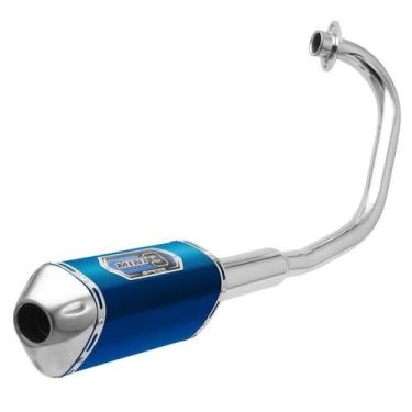 Imagem de Escapamento Moto Honda Fan 125 Ks Es 2009 À 2015 Pro Tork Mini 3, AZUL