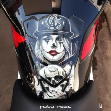 Imagem de Adesivo Protetor De Tanque + Bocal - Titan 150-160-fan-start - Resitan