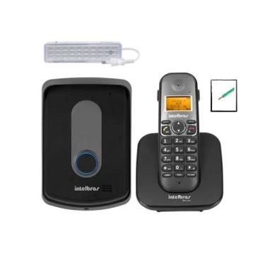 Imagem de Telefone sem fio Intelbras com Ramal Interfone TIS 5010 Cabo