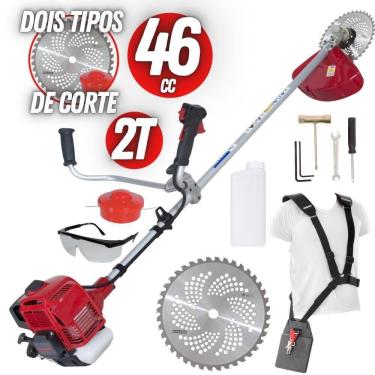 Imagem de Roçadeira Lateral à Gasolina Nakashi L450k 46cc 2t Potente