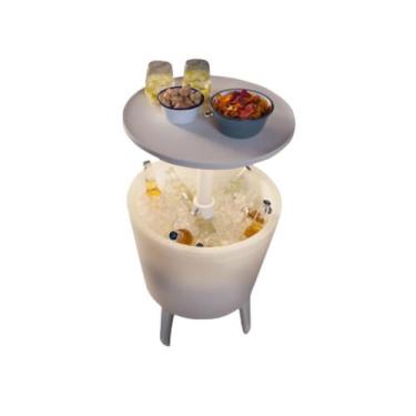 Imagem de Cooler Bistro Iluminado 37l Praia Porta Latas Cerveja Keter