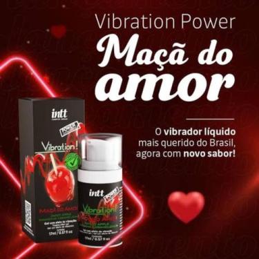 Imagem de Gel Beijável Vibration Extra Forte Maçã do Amor Intt - 17ml - Intt Cos