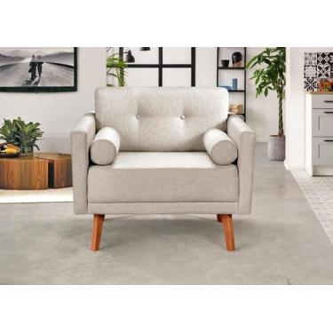 Imagem de Poltrona Moderna Luma Decoração Sala, Varanda, Recepção - BELLA DECOR