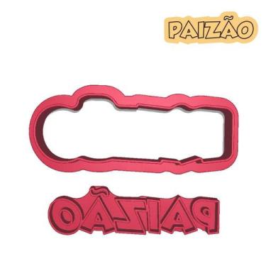 Imagem de Cortador Marcador Dia dos Pais Carimbo Paizão - DOCE IMPRESSO, 10cm