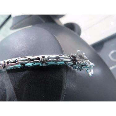 Imagem de Conjunto Cordão E Pulseira Bali  Ponto Peruano Em Prata 925 - DG Prese