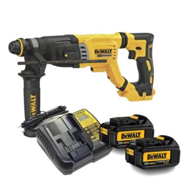 Imagem de Martelete Perfurador Rompedor Dewalt 2 Baterias 20v 3ah DCH263 Bivolt 