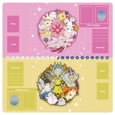 Imagem de DTCG playmat for Digimon Playmat 2 Player Duel Mat Gaming Competition Pad Mat Card Binder Deck 60 * 60CM 23.6x23.6in (4)