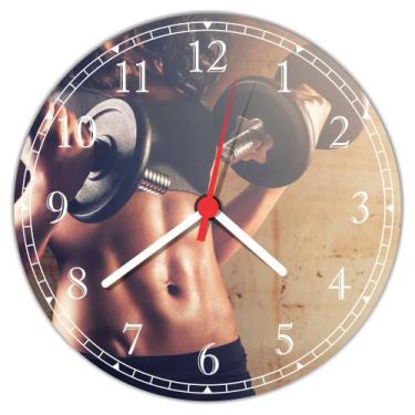 Imagem de Relógio De Parede Fitness Academias Musculação Fisiculturismo Quartz T