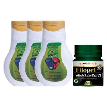 Imagem de Kit 3 Gel de arnica NOCAUTEADOR + Fitogel Alecrim - Alívio às Dores e 