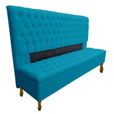 Imagem de Kit Cabeceira + Recamier Iza Para Cama Box Casal Queen 158 Cm - Suede 