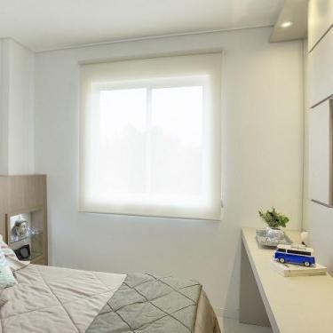 Imagem de Persiana Rolo (1,20Larg. x 2,00Alt.) Tecido Tela Solar Screen Creme - 