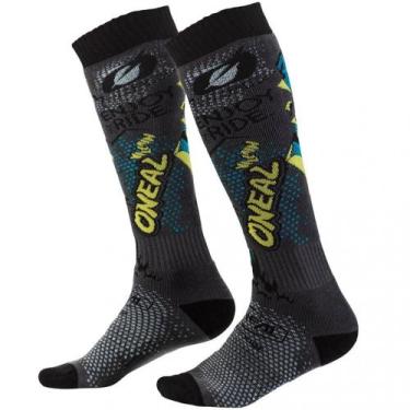 Imagem de Meião Oneal Pro MX Villain, Cinza, Único