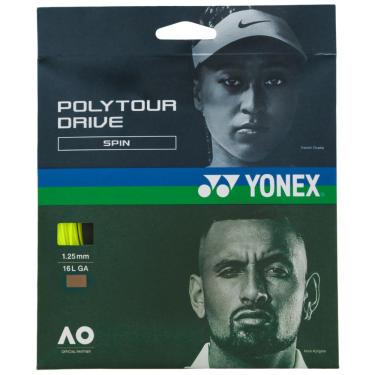 Imagem de Corda Yonex Poly Tour Drive Spin 16L 1.25mm Amarela - Set Individual