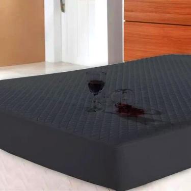 Imagem de Protetor Impermeável Matelado Ultrassônico Queen Preto - Armazém