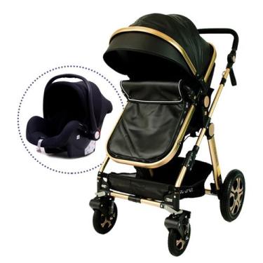 Imagem de Kit Club Baby Importado Premium  Carrinho de Bebê e bebê conforto / 3 