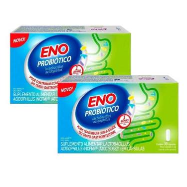 Imagem de Kit Eno Probiótico Com 2 Caixas De 30 Cápsulas Cada - GSK