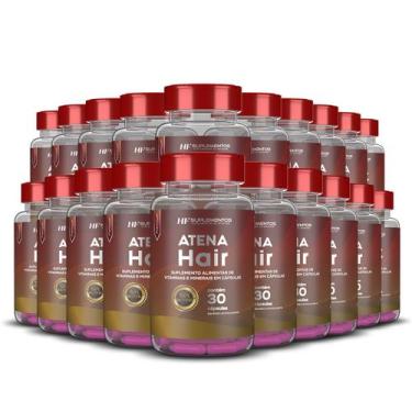Imagem de 20x Atena Vitamina Para Unhas Fracas E Reduz Queda De Cabelo - HF SUPL