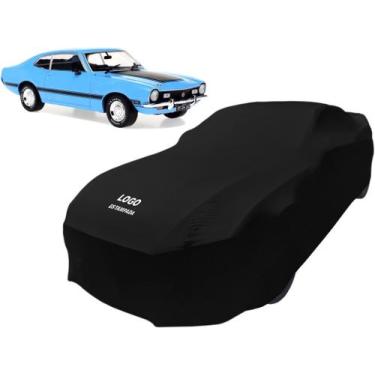 Imagem de Capa Automotiva Para Ford Maverick Tecido Helanca Lycra - Mz, Preta