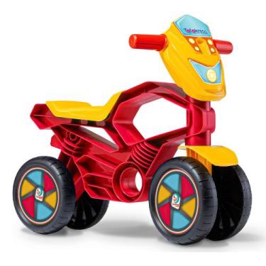 Imagem de Totokross Moto De Equilíbrio 4 Rodas Quadriciclo Infantil Vermelho - C