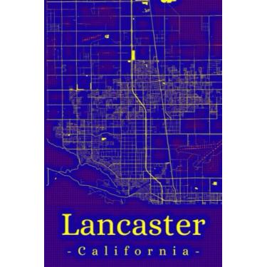 Imagem de Lancaster California: Your city, your region, your home! | Composition Notebook 6x9 plaid 120 pages