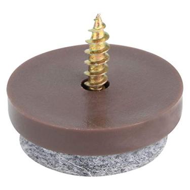 Imagem de Protetores de Perna de Cadeira para Pisos de Madeira, Protetores de Piso de Perna de Cadeira Almofadas de Feltro para Pernas de Cadeira 50 Peças Design Redondo para Móveis