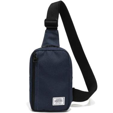 Imagem de JEMINAL Bolsa tiracolo de ombro, mochila de viagem, masculina, feminina, multifuncional, Azul
