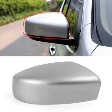 Imagem de Moonlinks Compatível com Nissan Sentra 2013 2014 2015 2016 2017 2018 2019 substituição da tampa do espelho lateral direito, prata lado do passageiro retrovisor da porta do lado do passageiro