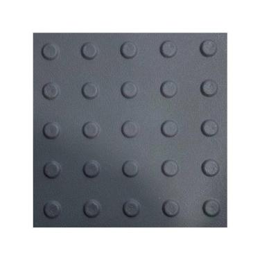 Imagem de Kit 16 Pisos Tatil Alerta Cinza Texturizado Pvc 25X25Cm