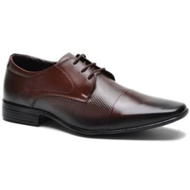 Imagem de Sapato Social Masculino Vegetale Soft Café Couro Legítimo Elegante Sofisticado-Masculino