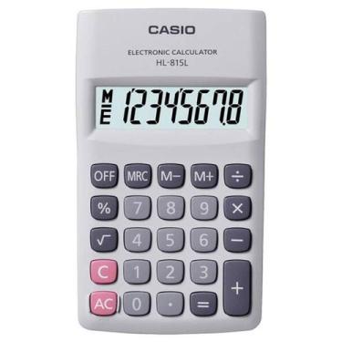 Imagem de Calculadora de bolso 8 digitos branco - hl-815l-we - CASIO