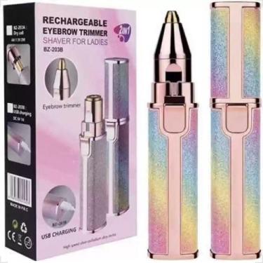 Imagem de Depilador Facial Portátil Recarregável Usb 2 Em 1 Removedor de Pelos S