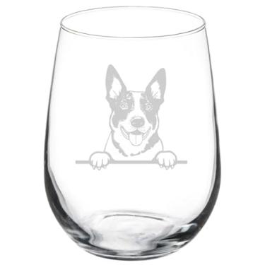Imagem de MIP Cálice de vinho presente espiando cão gado australiano (sem haste de 500 ml)