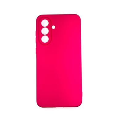Imagem de Capa Capinha Case Silicone Veludo Forro Interno Luxo Macia Pink Compativel com Samsung Galaxy A56