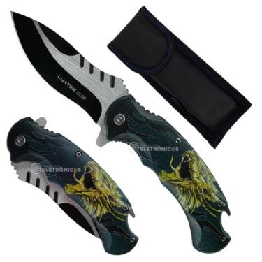 Imagem de Canivete Semiautomático com Abridor de Latas Ideal para Aventuras e Em