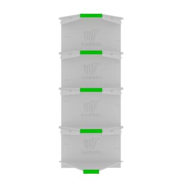 Imagem de Gôndola Parede 1 Canto Sem Coluna 40KG 1,70m Fit Amapá