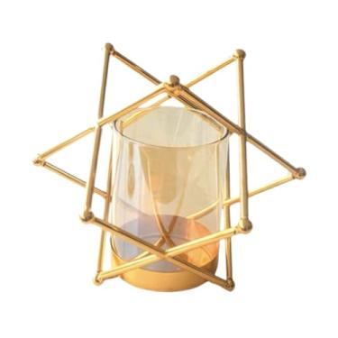 Imagem de Fenteer Base estável de plantador de vasos de flores para decoração de casa Organizador de arranjo floral para estante de livros Mantel de férias de quarto de, Altura 16 Cm