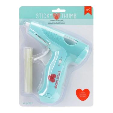 Imagem de Pistola de Cola Quente sem Fio Sticky Tumb Verde American Crafts 340278