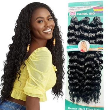 Imagem de Cabelo Cacheado Cherey Carol Fibra Bio Orgânico Premium 70cm - BBLESS,