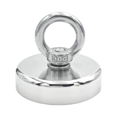 Imagem de Ímã de Pesca de Neodímio Super Forte N52 (D16-D42mm) - Resistente com 