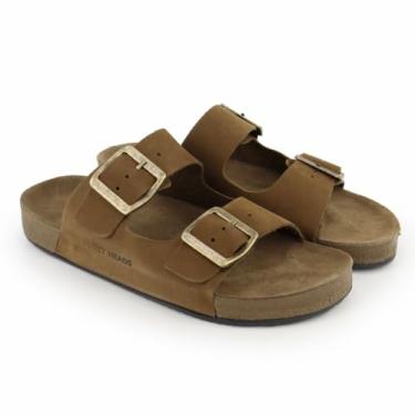 Imagem de Sandália birken Feminina Papete aconchegante na cor taupe (taupe, BR, Adulto, Numérico, 34)