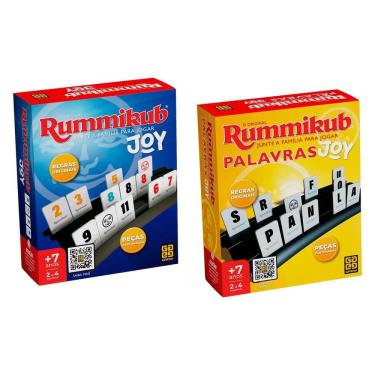 Imagem de Combo Jogos Rummikub Joy