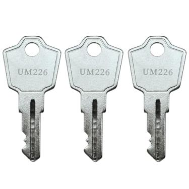 Imagem de (3) Chaves KeyPower UM226 para UM427 para móveis de escritório de armário de arquivo Herman Miller, pré-cortadas para seu código (UM264)