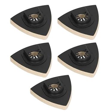 Imagem de 5pcs Bodter Almofadas de lã Com Base Em Aço de Liga de Aço Triangular Polimento de Feltro de Feltro para Obter Detalhes Polimento Superfície Fina