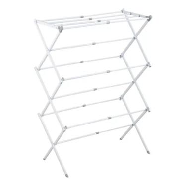 Imagem de Varal Vertical Retrátil De Chão - Branco
