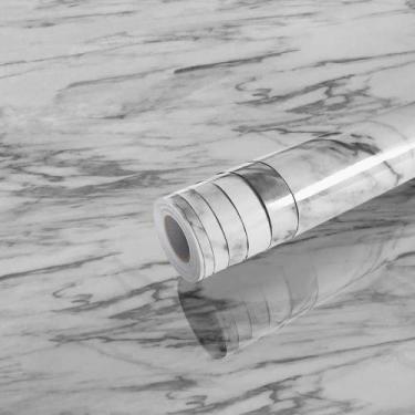 Imagem de Papel de Parede Modelo Resistente a Alta Temperatura Carrarinha Adesiv