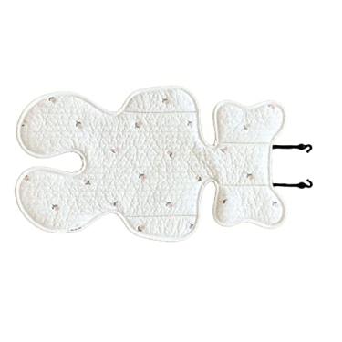 Imagem de aqxreight Almofada de Carrinho Macio de Algodão Puro de Carrinho de de de Carro Suportes Corporal da Cabeça de Cabeça Fina (Tulipa)