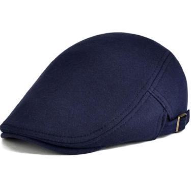 Imagem de Boina de algodão design basico liso casual unissex ajustavel - xthree,