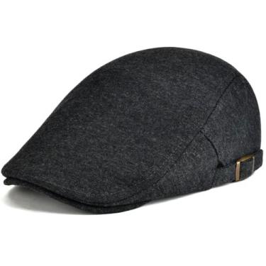 Imagem de Boina de algodão design basico liso casual unissex ajustavel - xthree,